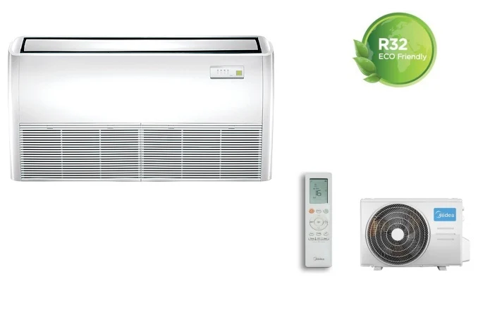 Climatiseur plafonnier/plancher Midea MUE-24HRFNX R-32 A++ Inverter 24 000 BTU avec commande - NEUF