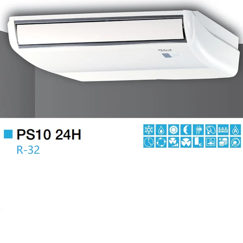 Climatiseur plafond/plancher Unical 24 000 BTU PS10 24 h Classe A++/A+ Gaz R-32 Neuf