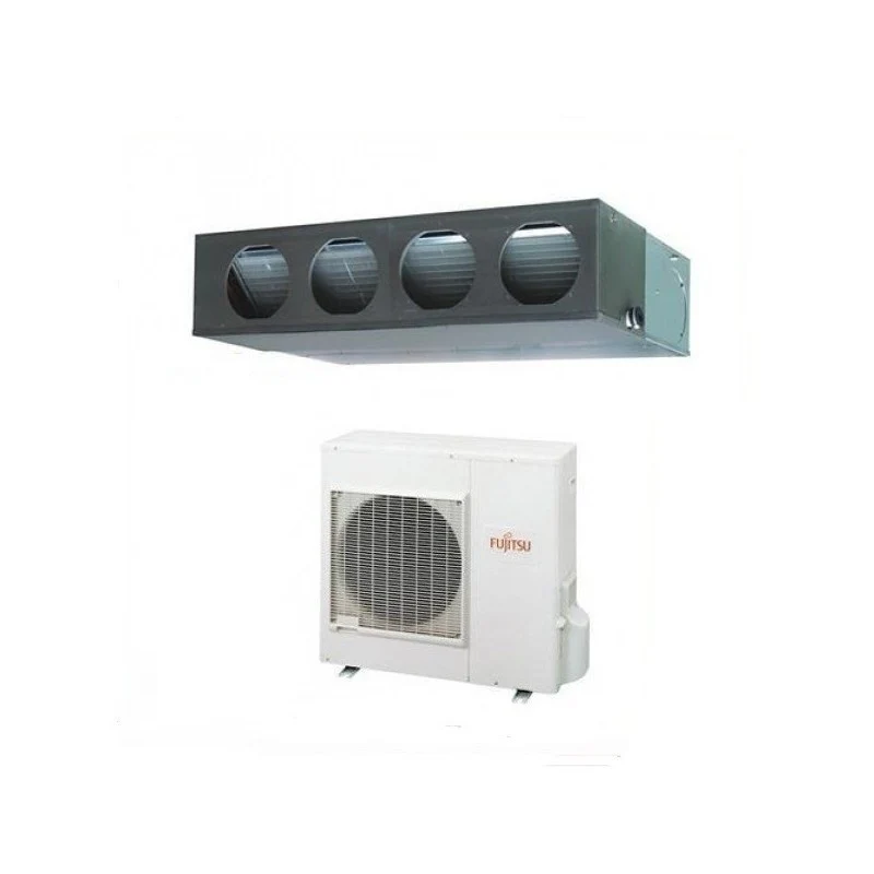 Climatiseur gainable FUJITSU INVERTER série LM ARYG45LMLAT 45000 BTU triphasé