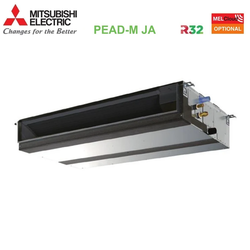 Climatiseur gainable Mitsubishi Electric Inverter, puissance moyenne 48 000 BTU PEAD-M140JA + PUZ-M140VKA, monophasé, R-32, Wi-Fi en option
