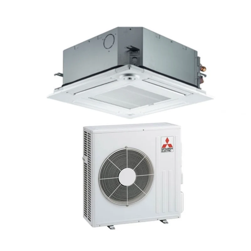 Climatiseur cassette Inverter Mitsubishi Electric 21 000 BTU SLZ-M60FA R-32 avec Wi-Fi en option, télécommande et grille incluses