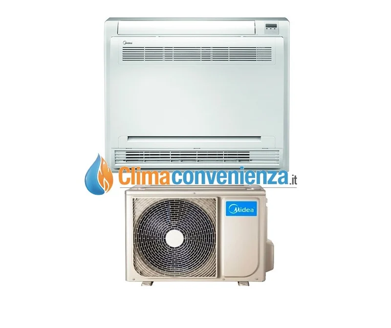 Climatiseur console Midea Inverter 12 000 BTU MFAU-12FNXD0 A++