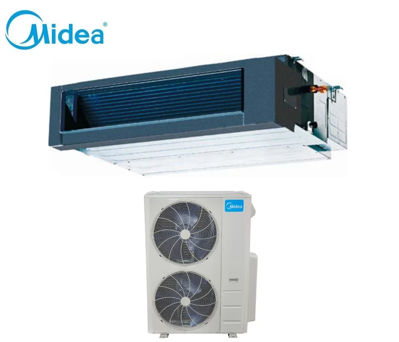 Climatiseur gainable Midea Inverter 48000 Btu MTB-140 + MOUE-140K Monophasé R-410