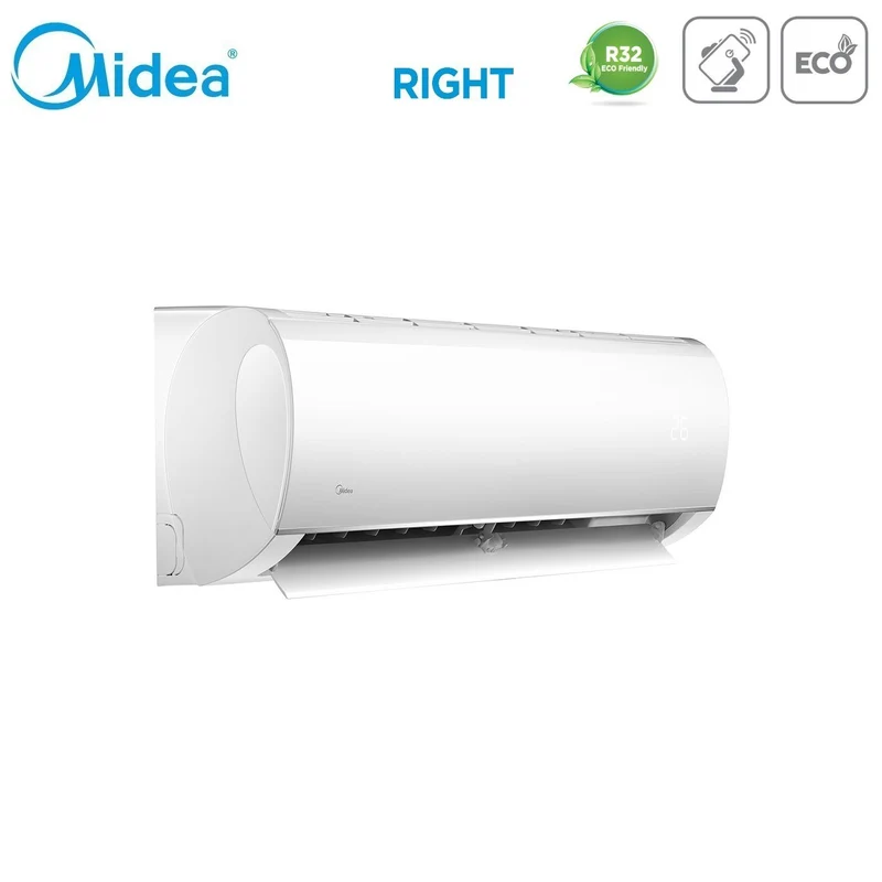 Climatiseur penta-split inverter Midea série RIGHT 9+9+9+12+12 avec M5O-42FN8-Q R-32 Wi-Fi en option 9000+9000+9000+12000+12000 - Neuf