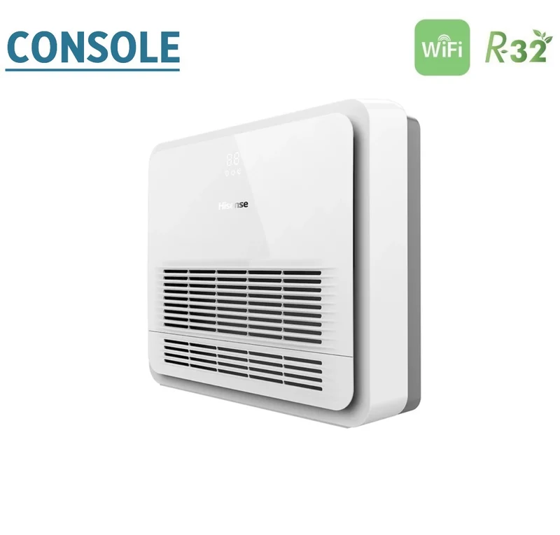 Climatiseur Hisense Dual Split Console 12+12 avec 2AMW50U4RXA R-32, Wi-Fi en option, télécommande standard incluse, 12000+12000