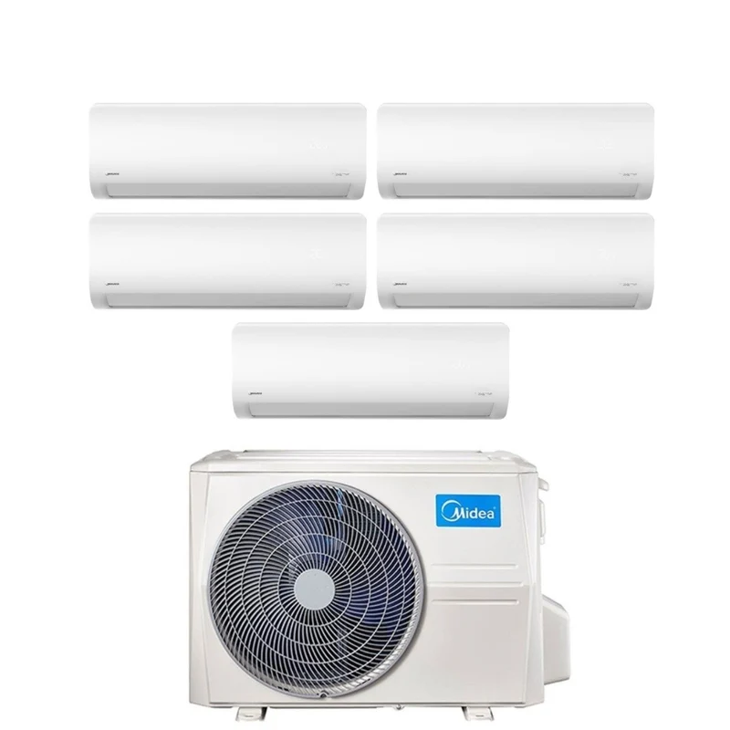 Climatiseur split inverter Midea XTREME PRO Series 9+9+9+12+12 BTU avec Wi-Fi intégré M5OE-42HFN8-Q R-32