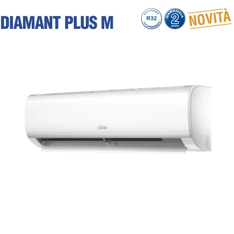 Climatiseur quadri-split inverter Ferroli DIAMANT PLUS série M 7+9+9+9 avec 28-4 R-32 et Wi-Fi intégré 7000+9000+9000+9000 - Neuf