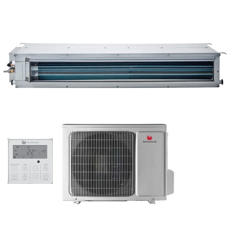 Climatiseur gainable Hermann Saunier Duval Inverter 24 000 BTU SDH19-070 IDNI R-32 avec commande filaire incluse