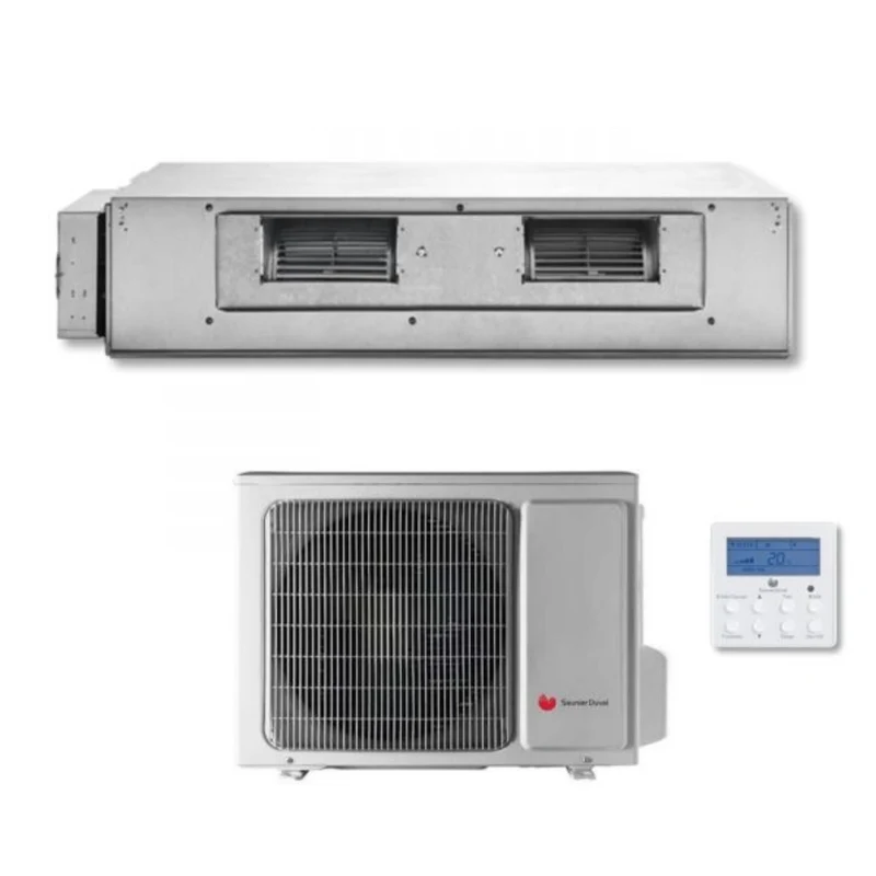 Climatiseur gainable à inverseur Hermann Saunier Duval 24 000 BTU SDH17-070 ND R-410 Classe A - PRIX RÉDUIT