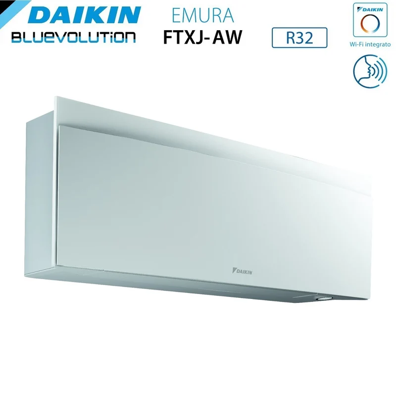 Climatiseur quadri-split inverter Daikin Bluevolution Quadri EMURA WHITE III série 7+7+7+7 avec 4MXM80N R-32, Wi-Fi intégré, 7000+7000+7000+7000, couleur blanche - Garantie italienne
