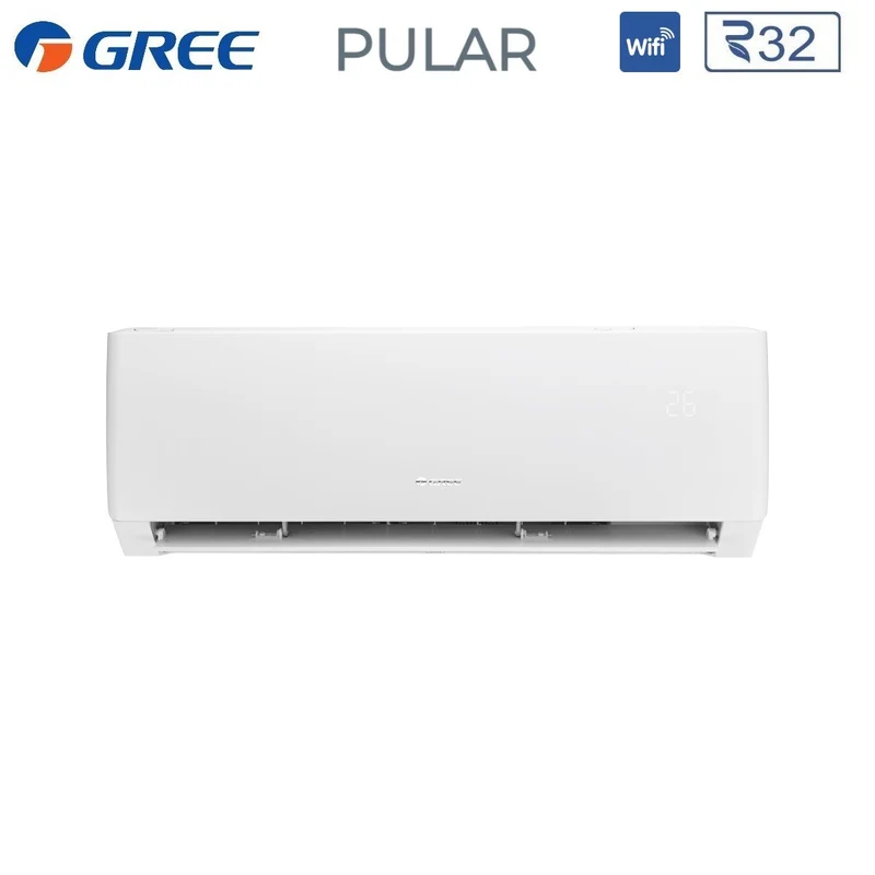 Climatiseur Gree Quadri Split Inverter série PULAR 7+7+12+18 avec GWHD(36)NK6OO R-32 Wi-Fi intégré 7000+7000+12000+18000