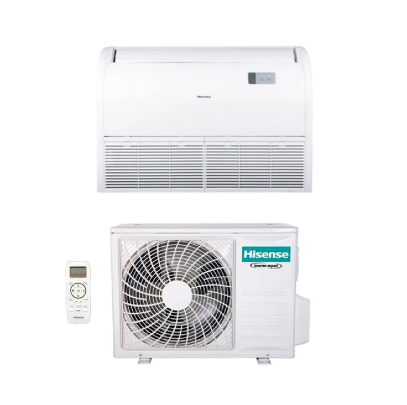 Climatiseur Hisense Inverter plafond/plancher 30 000 BTU AUV90UR4RA4 R-32 Wi-Fi en option avec télécommande incluse