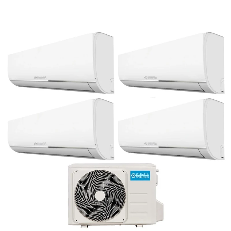 Climatiseur quadri-split inverter Olimpia Splendid Quadri NEXYA série S4 12+12+12+12 avec OS-CEMEH42EI R-32 Wi-Fi intégré 12000+12000+12000+12000