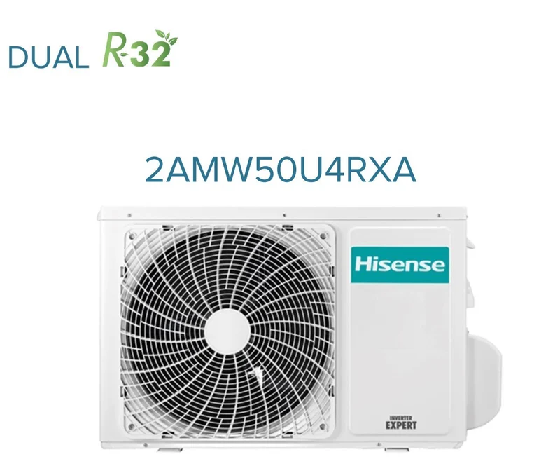 Moteur d'unité extérieure Hisense Multisplit 2AMW50U4RXA Dual Split R-32 Classe A++/A+