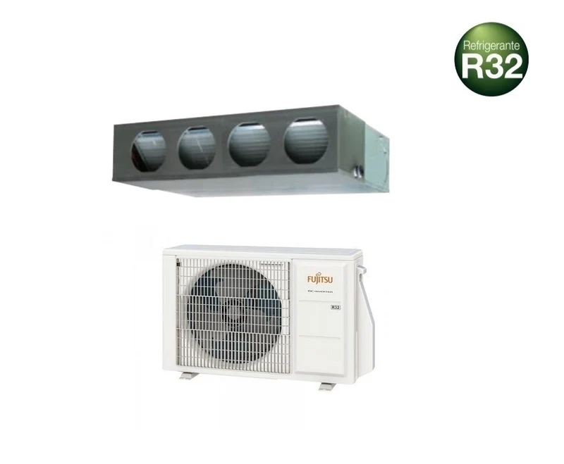 Climatiseur gainable Fujitsu série KM 36 000 BTU R-32 3NGF89325 ARXG36KMLA A++ triphasé - NEUF