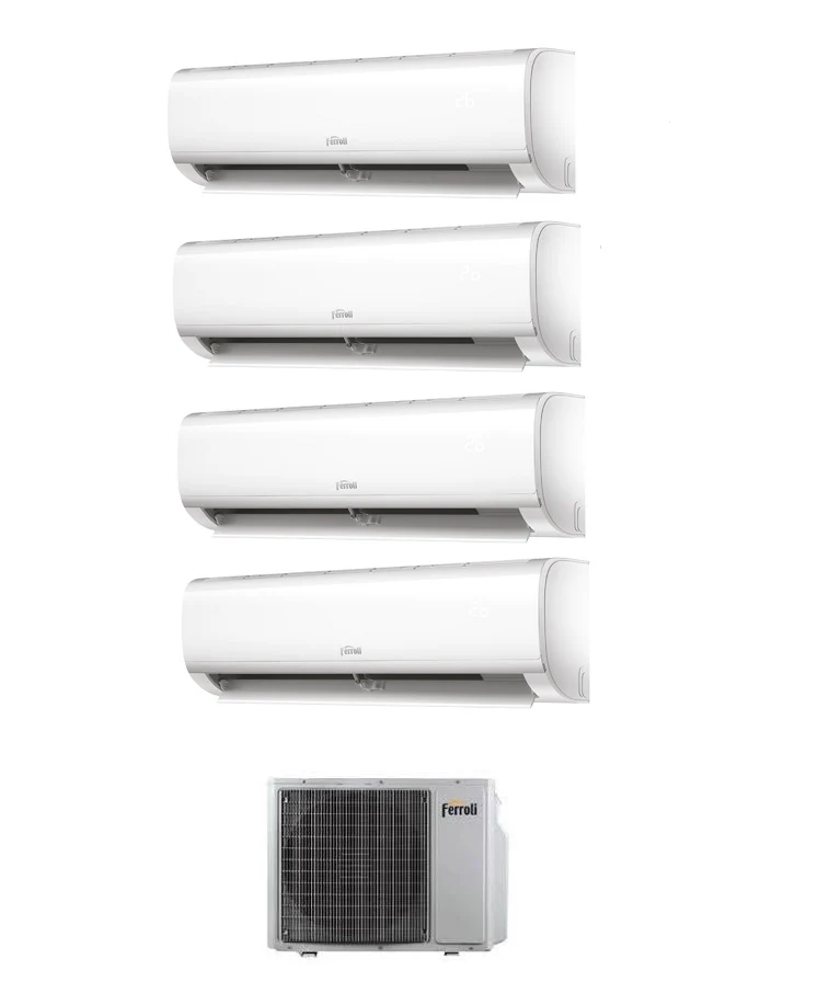 Climatiseur Ferroli Quadri Split R-32 Diamant M 7+9+9+9 avec 28-4 - 7000+9000+9000+9000