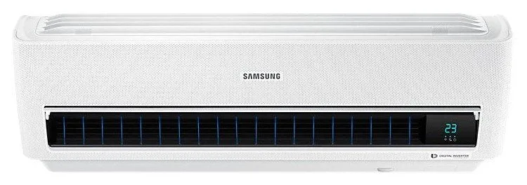 Climatiseur split inverter Samsung Quadri WINDFREE EVO série 7000+7000+7000 + Mini cassette 4 voies Windfree 12000 avec AJ100RCJ R-32, Wi-Fi intégré, panneau de commande et télécommande inclus (7+7+7+12).