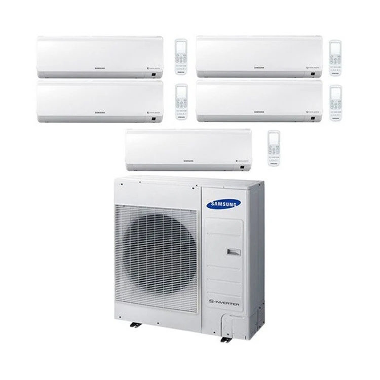 Climatiseur Samsung Penta Split Inverter New Style Plus 7+7+7+7+12 avec AJ100FCJ 7000+7000+7000+7000+12000