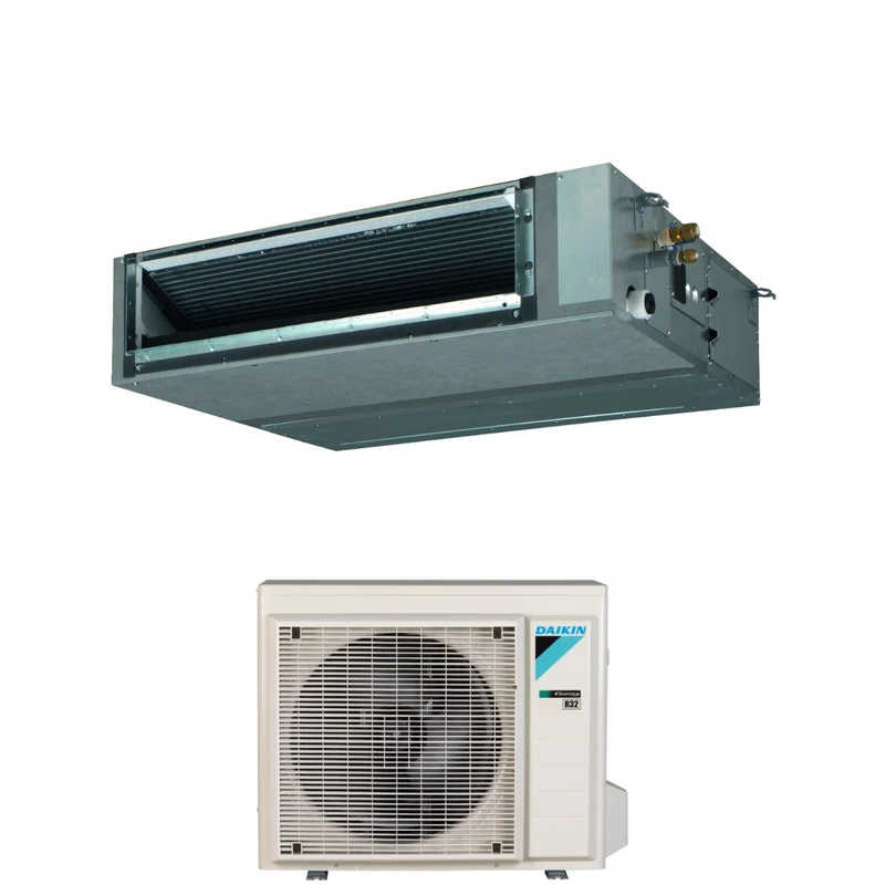 Climatiseur gainable Daikin Bluevolution, puissance moyenne 12 000 BTU, FBA35A, monophasé, R-32, Wi-Fi en option - Garantie italienne