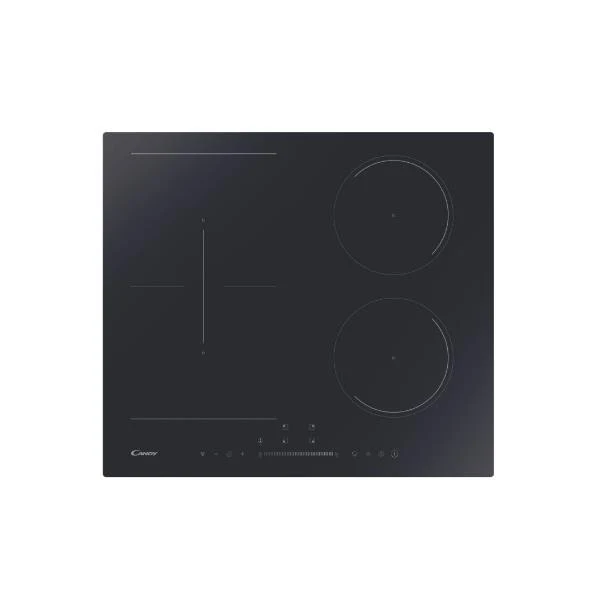 Plaque de cuisson à induction 4 feux en vitrocéramique Candy CETPS64SCWIFITT (L59 x P52) Noir WiFi