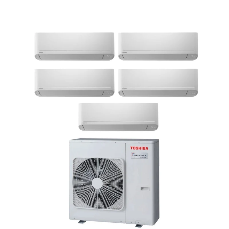 Climatiseur Toshiba Penta Split Inverter série SEIYA 10+10+13+13+13 (9+9+12+12+12) RAS-4M27U2AVG-E R-32 Wi-Fi en option 10000+10000+13000+13000+13000 (9000+9000+12000+12000+12000)