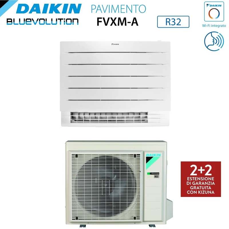 Climatiseur sur pied Daikin Perfera 18 000 BTU FVXM50A R-32 avec Wi-Fi intégré et garantie italienne