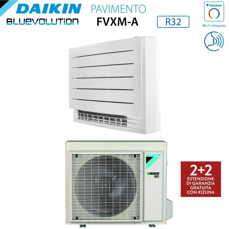 Climatiseur sur pied Daikin Perfera 18 000 BTU FVXM50A R-32 avec Wi-Fi intégré et garantie italienne