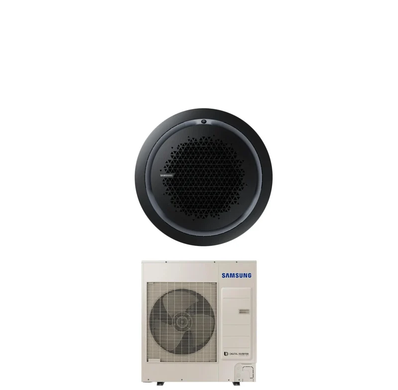 Climatiseur cassette Inverter Samsung 360° 42 000 BTU AC120RN4PKG/EU Monophasé R-32 Wi-Fi en option Panneaux disponibles