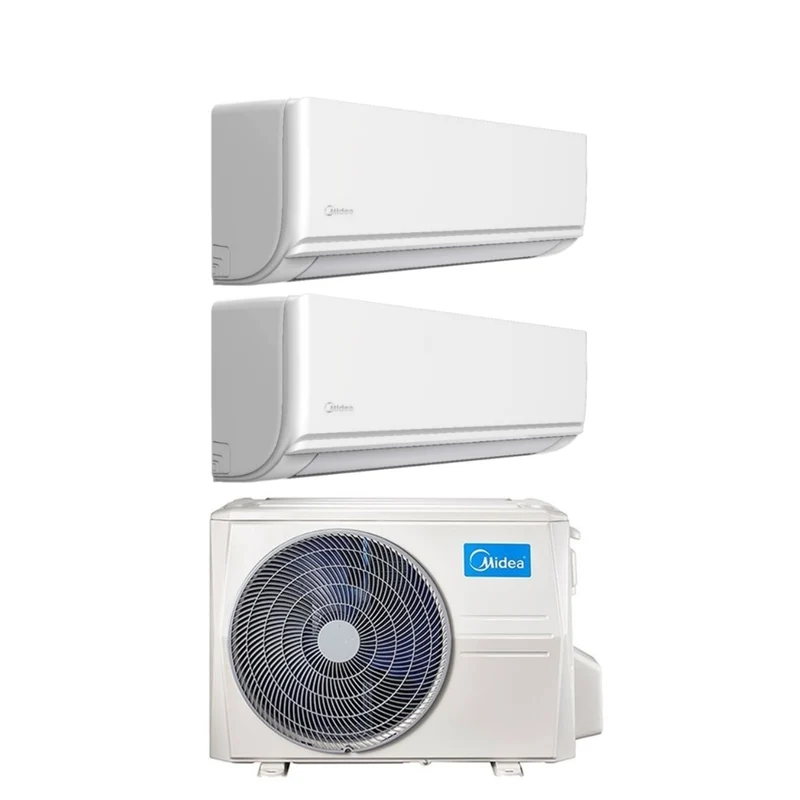 Climatiseur quadri-split inverter Midea série EXCLUSIVE 9+9+9+9 avec M4OE-28HFN8-Q R-32 Wi-Fi en option 9000+9000+9000+9000
