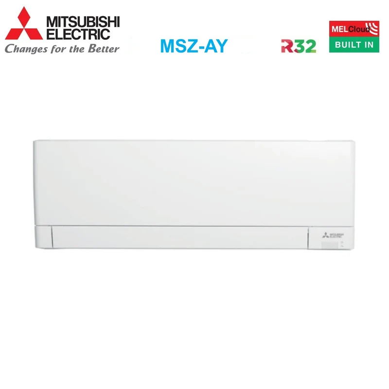 Climatiseur Mitsubishi Electric Quadri Split Inverter Plus Line série MSZ-AY 9+9+9+15 avec MXZ-4F72VF R-32 Wi-Fi intégré 9000+9000+9000+15000