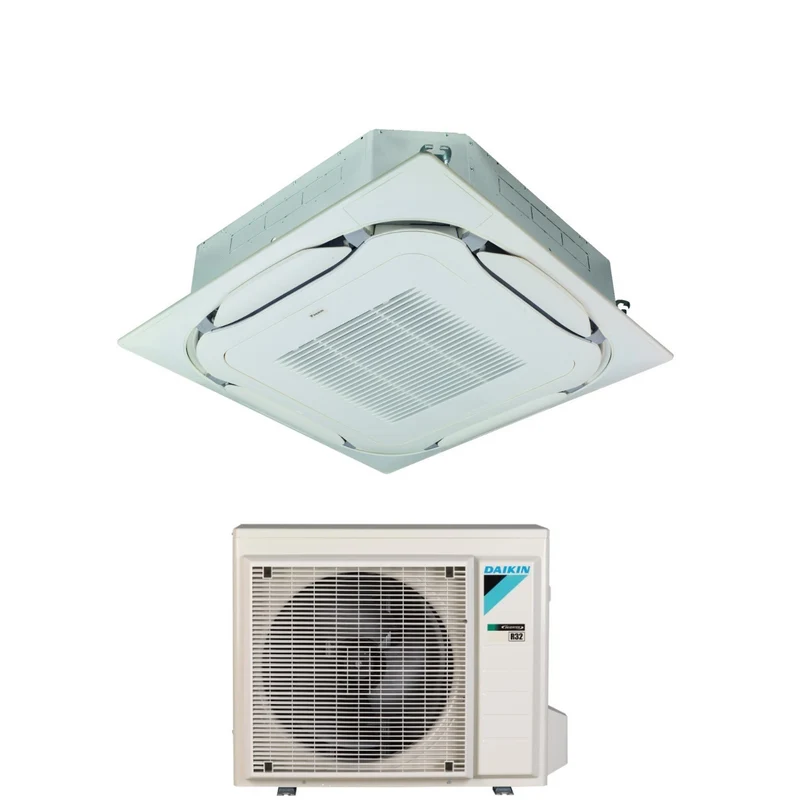 Climatiseur cassette Daikin Bluevolution Round Flow 12 000 BTU FCAG35B R-32 avec Wi-Fi en option et grille standard incluse - Garantie italienne
