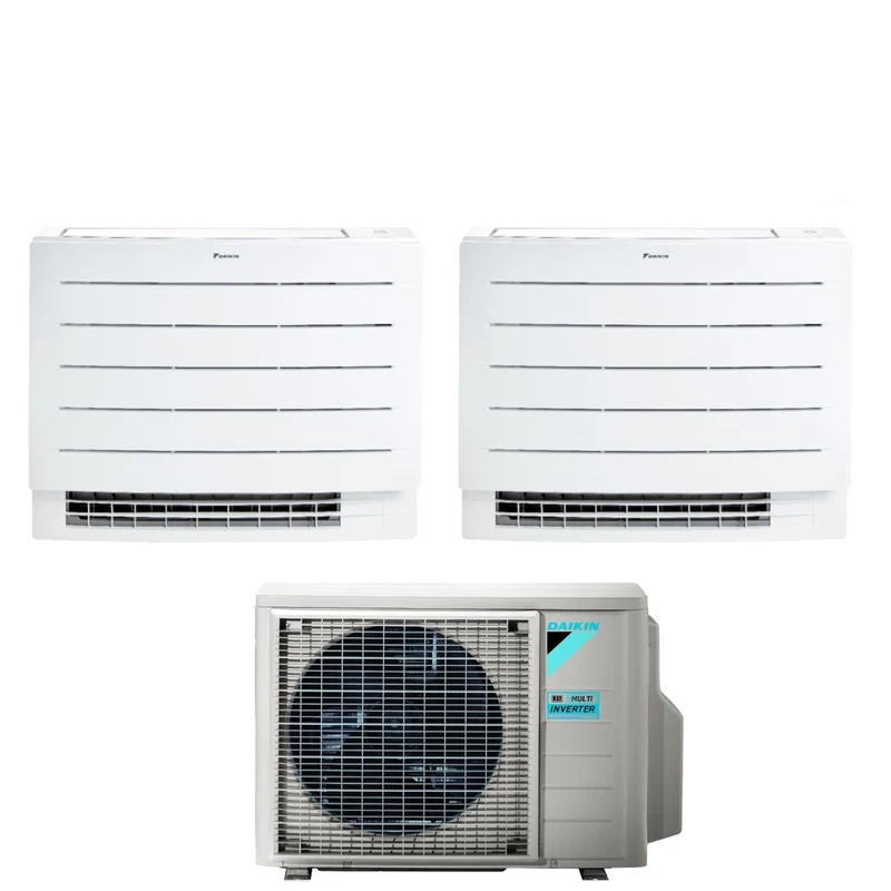 Climatiseur mural Daikin PERFERA série FVXM-A 9+9 (deux unités de refroidissement R-32, 2 MXM40A), Wi-Fi intégré 9000+9000, télécommande infrarouge incluse et garantie italienne.