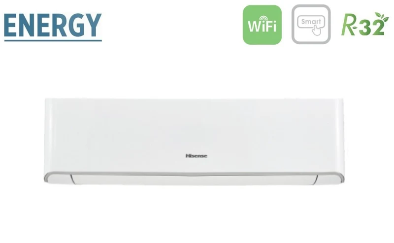 Climatiseur penta-split Hisense ENERGY Series 9+9+9+12+12 Inverter Penta avec 5AMW125U4RTA R-32, Wi-Fi intégré, puissance 9000+9000+9000+12000+12000 W - Neuf