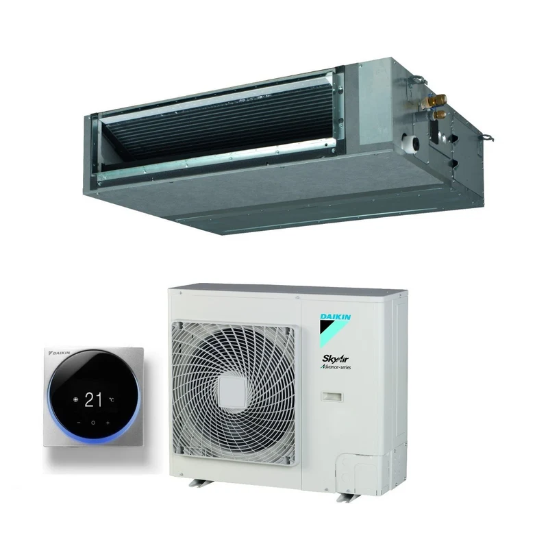 Climatiseur gainable Daikin Bluevolution, puissance moyenne, 24 000 BTU, FBA71A + AZAS71MV1, monophasé, R-32, Wi-Fi en option