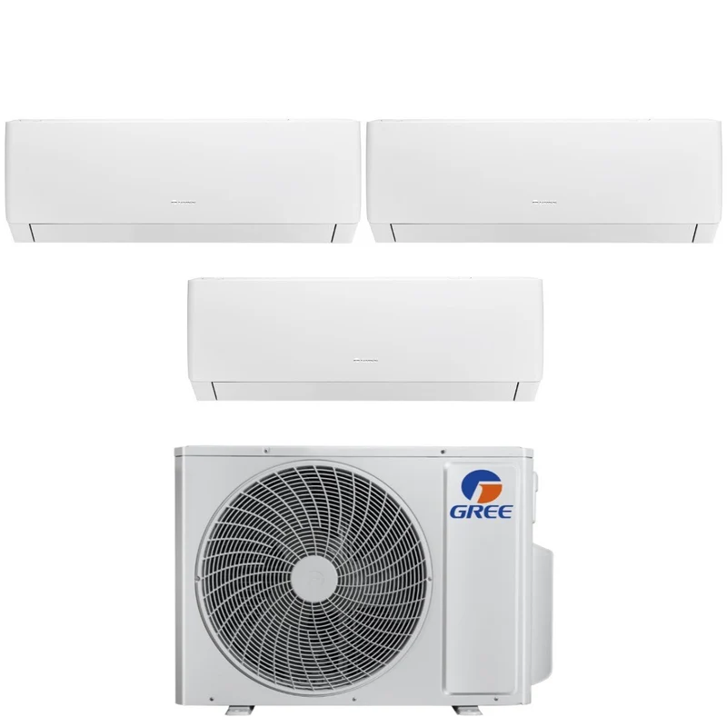 Climatiseur Gree Quadri Split Inverter PULAR Series 7+7+7+9 avec GWHD(28)NK6OO R-32 et Wi-Fi intégré 7000+7000+7000+9000
