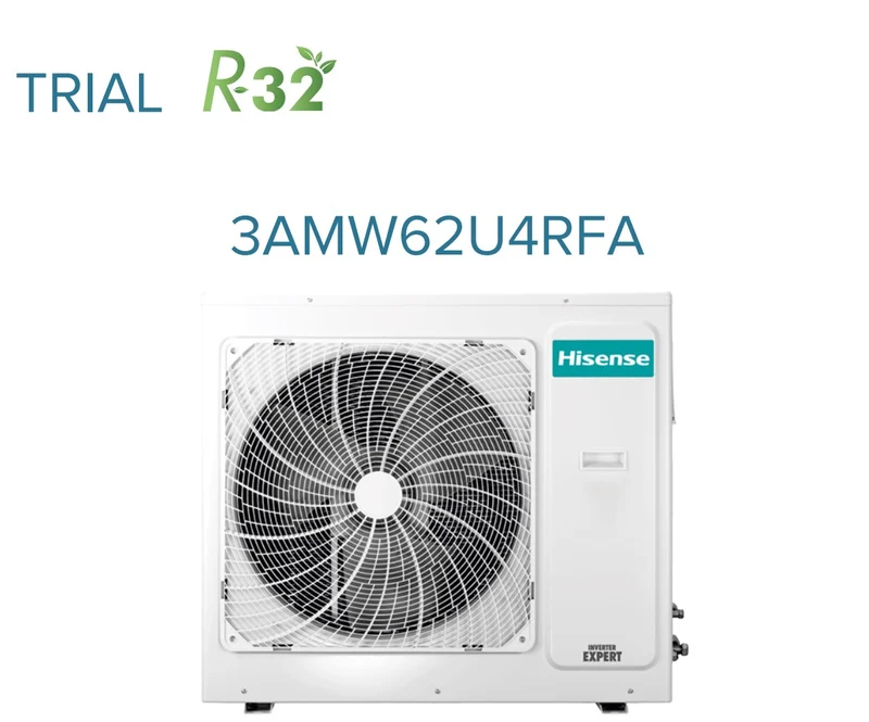 Unité extérieure à moteur multisplit Hisense 3AMW62U4RFA (tri-split R-32), classe A++/A+