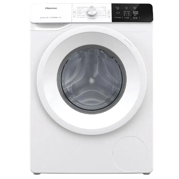 Lave-linge frontal Hisense WFGE80141VM, classe B, 8 kg, 1400 tr/min