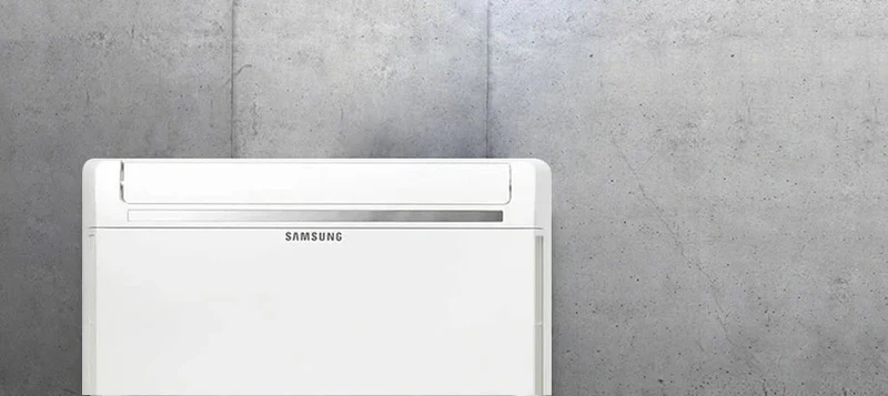 Climatiseur console bi-split Samsung 9+12 avec AJ050TXJ2KG/EU R-32 et télécommande