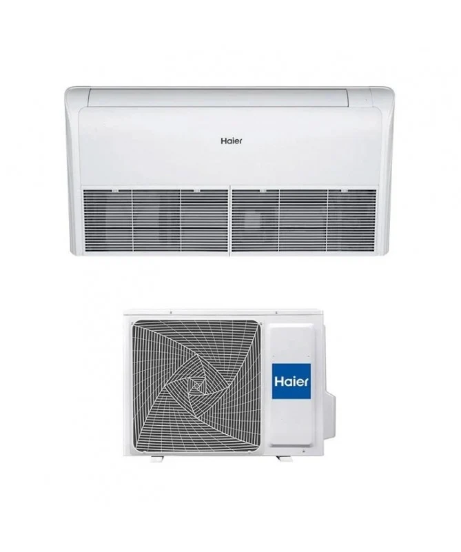 Climatiseur de plafond/plancher Haier Inverter R-32 36 000 BTU AC105S2SH1FA - NEUF - Télécommande filaire Haier YR-E17A
