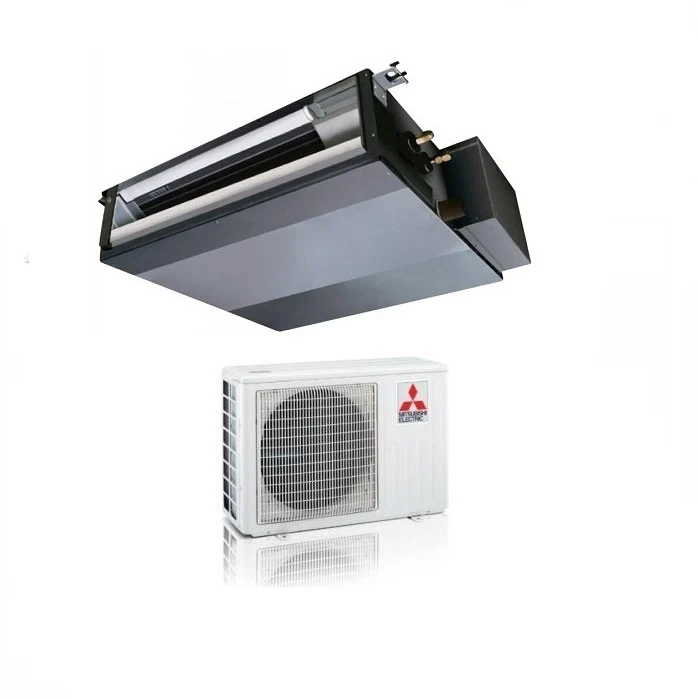 Climatiseur gainable Mitsubishi Electric Inverter 9000 BTU SEZ-M25DA + SUZ-KA25 R-410 avec Wi-Fi en option