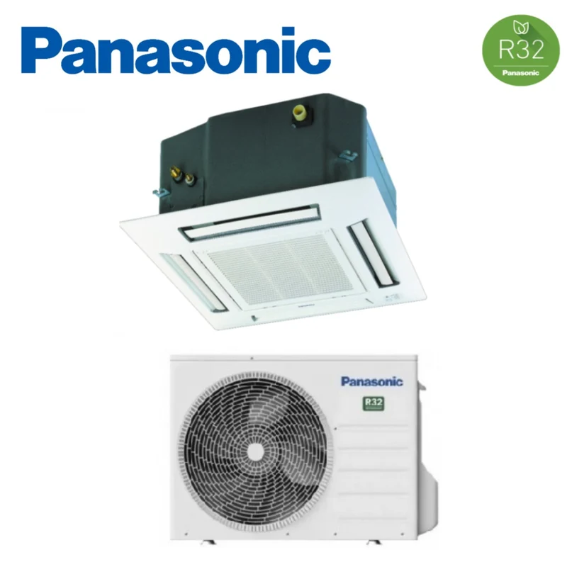 Climatiseur cassette Panasonic CS-Z35UB4EAW 12 000 BTU A++ Inverter avec gaz R-32 et Wi-Fi en option
