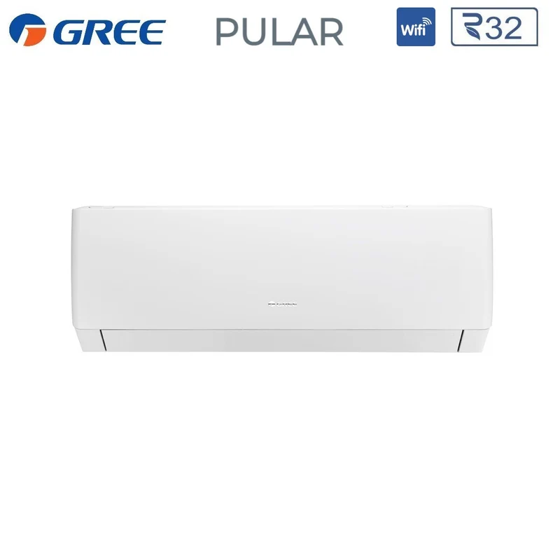 Climatiseur Gree Quadri Split Inverter série PULAR 7+7+9+24 avec GWHD(36)NK6OO R-32 Wi-Fi intégré 7000+7000+9000+24000