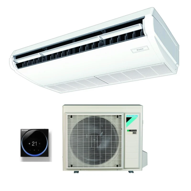 Climatizzatore Condizionatore Daikin Pensile a Soffitto DC Inverter 24000 Btu FHA71A Monofase R-32 Wi-Fi Optional con Comando a Filo