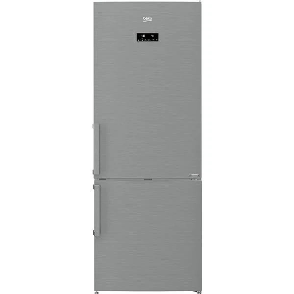Réfrigérateur-congélateur Beko Total No-Frost 388 L aspect métal RCNA406E60ZXBHN