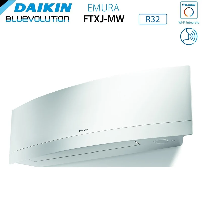 Climatiseur penta-split inverter Daikin Bluevolution Penta EMURA WHITE série 7+7+7+7+7 avec 5MXM90N R-32, Wi-Fi intégré, 7000+7000+7000+7000, couleur blanche - Garantie italienne