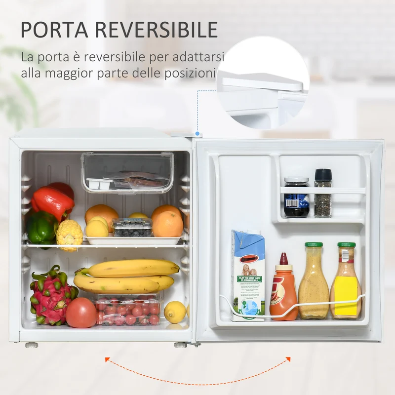 Réfrigérateur portable EasyComfort 46 L, étagère amovible, température réglable, 44,5 x 46,5 x 49,8 cm