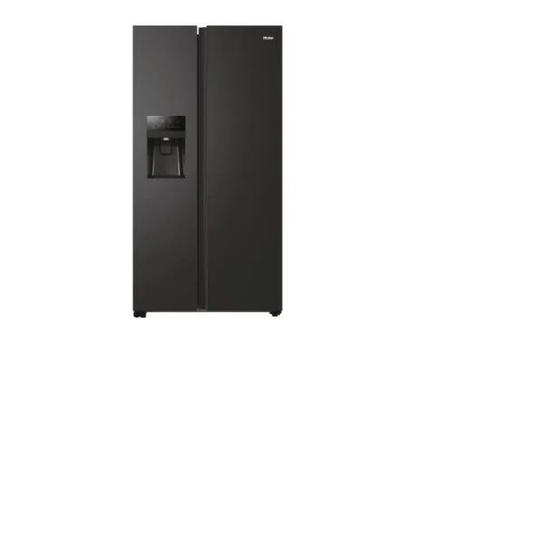 Réfrigérateur Haier HSOBPIF9183 515 litres côte à côte, classe énergétique F (H 1,775 x L 90,8 x P 65,9 cm), No Frost, série américaine 3, noir