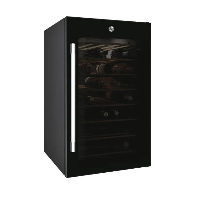 Cave à vin Hoover HWC 150 EELW/N H-Wine 500 pour 41 bouteilles (84,5 x 49 x 55 cm), noire