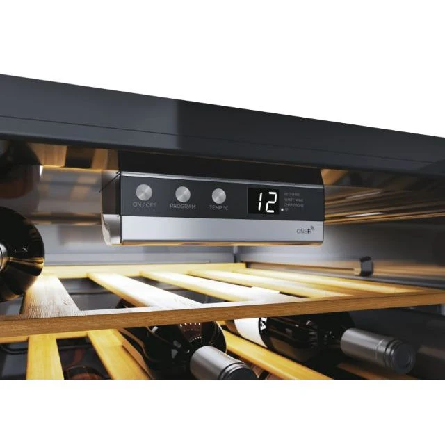 Cave à vin Hoover HWC 150 EELW/N H-Wine 500 pour 41 bouteilles (84,5 x 49 x 55 cm), noire
