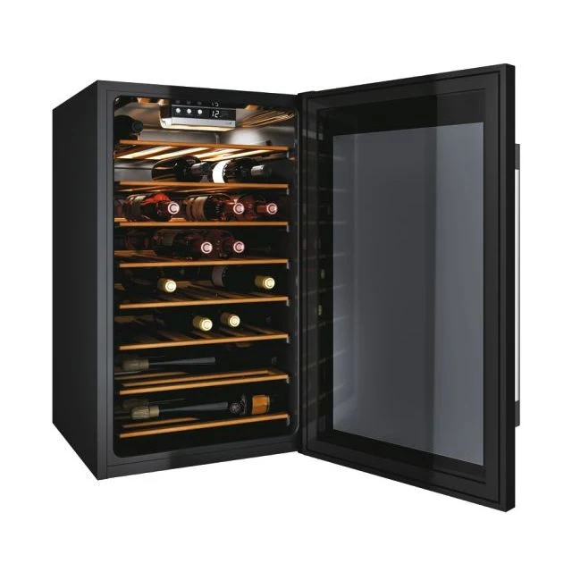 Cave à vin Hoover HWC 150 EELW/N H-Wine 500 pour 41 bouteilles (84,5 x 49 x 55 cm), noire